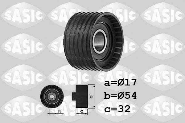 Deflection/Guide Pulley, timing belt (1704009)