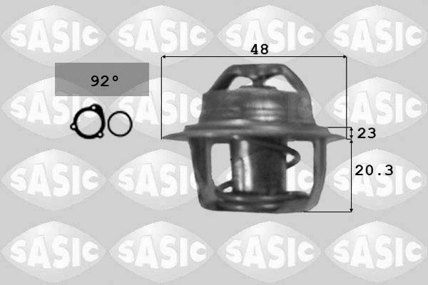 Thermostat, coolant (9000295)