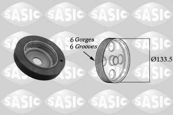 Belt Pulley, crankshaft (2154001)