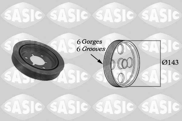 Belt Pulley, crankshaft (2150001)