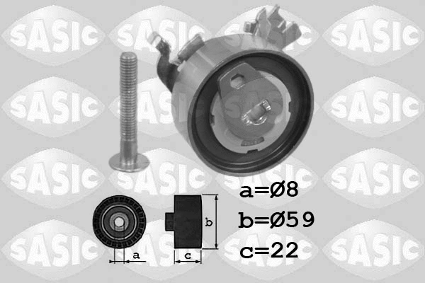 Tensioner Pulley, timing belt (1706040)
