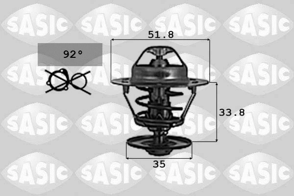 Thermostat, coolant (9000713)