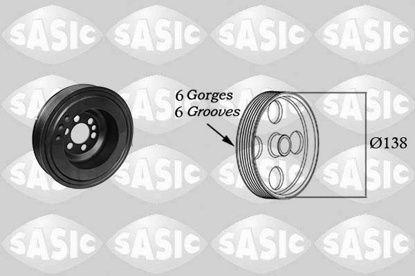 Belt Pulley, crankshaft (2156083)