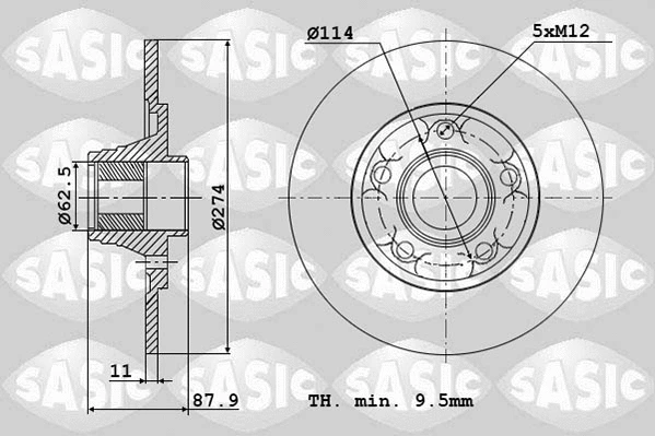 Brake Disc (6104038)
