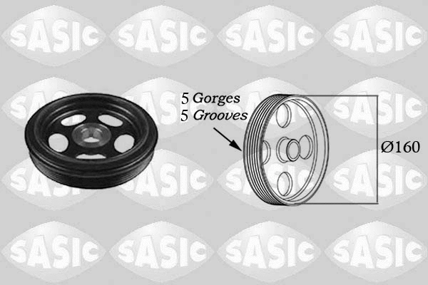 Belt Pulley, crankshaft (2156023)