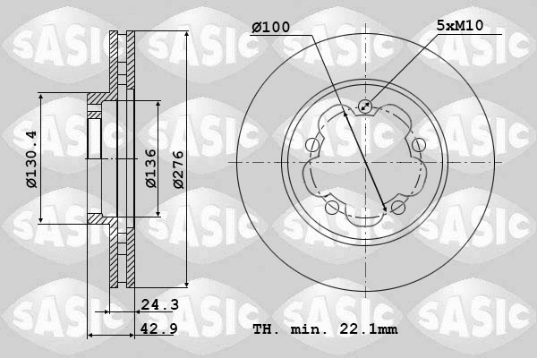 Brake Disc (9004909J)