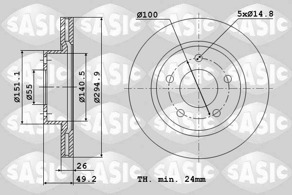 Brake Disc (6106124)