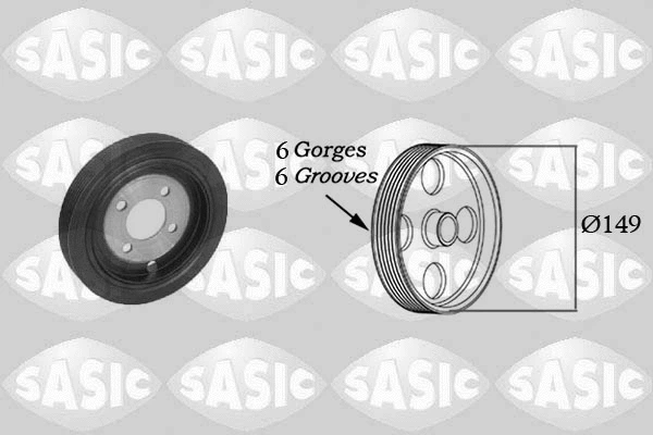 Belt Pulley, crankshaft (2150031)