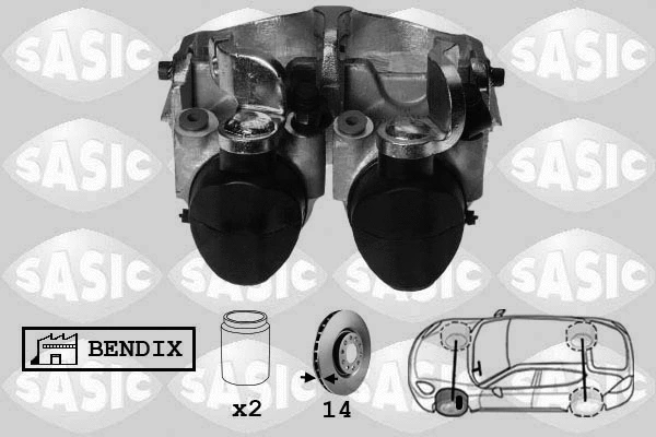 Brake Caliper (SCA0028)