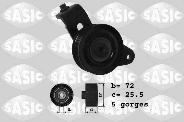 Belt Tensioner, V-ribbed belt (1626104)