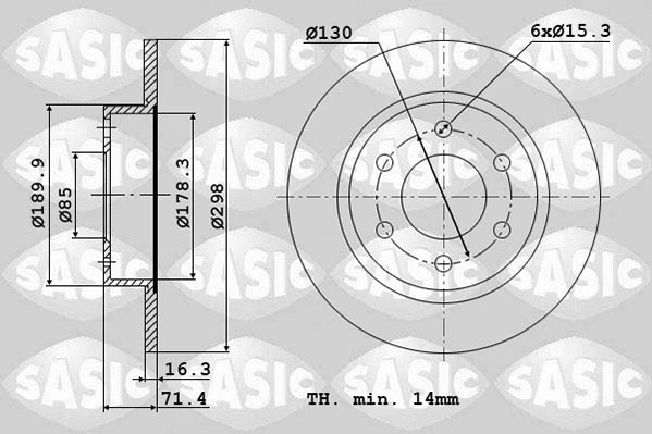 Brake Disc (6106071)