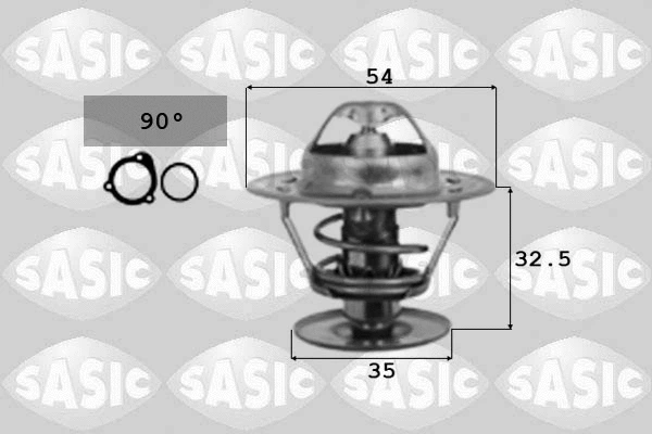 Thermostat, coolant (4000374)