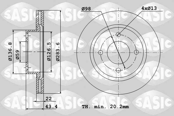 Brake Disc (9004482J)