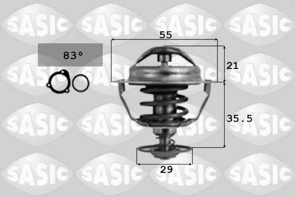 Thermostat, coolant (4000365)