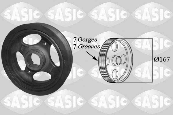Belt Pulley, crankshaft (2156087)