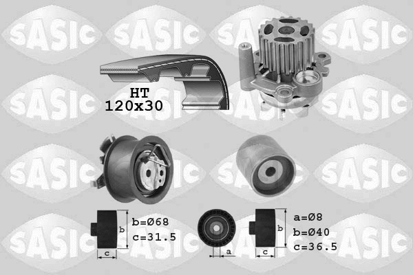 Water Pump & Timing Belt Kit (3906080)