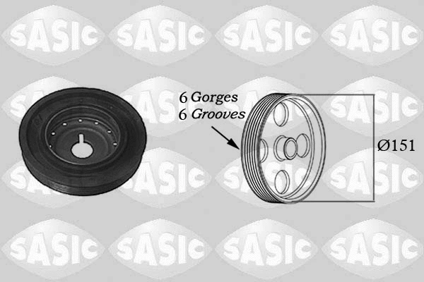 Belt Pulley, crankshaft (2154011)