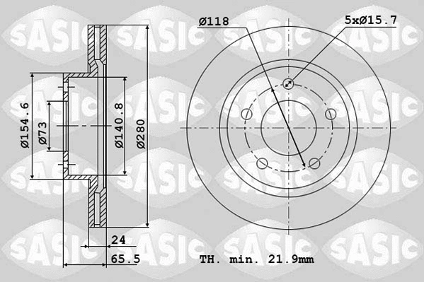 Brake Disc (2464L24J)