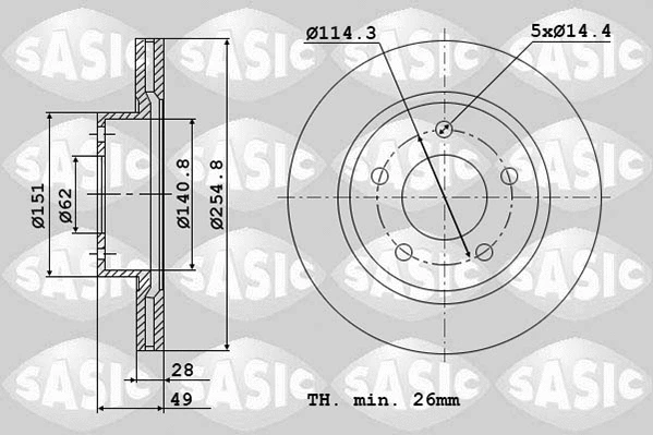 Brake Disc (6106091)