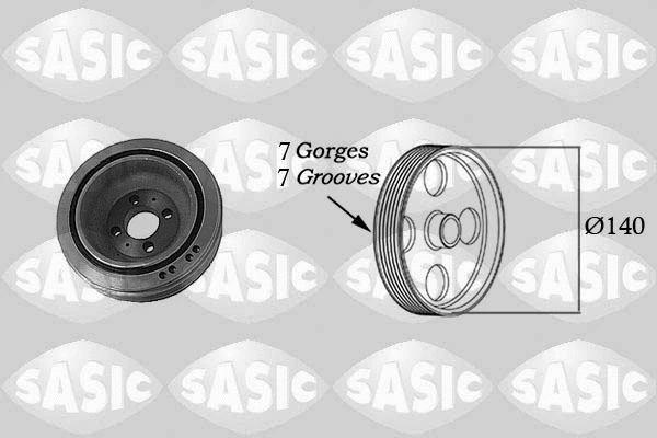 Belt Pulley, crankshaft (2156032)