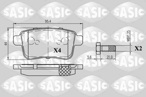 Brake Pad Set, disc brake (6214020)
