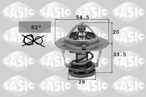 Thermostat, coolant (3306041)