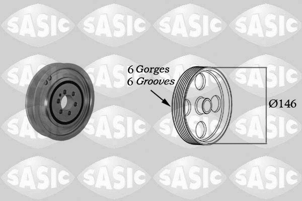 Belt Pulley, crankshaft (2156041)