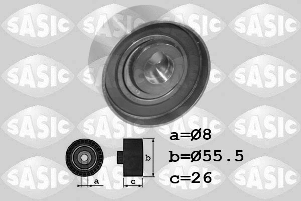 Tensioner Pulley, timing belt (1706069)