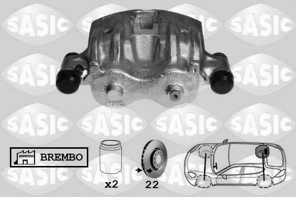 Brake Caliper (6506161)