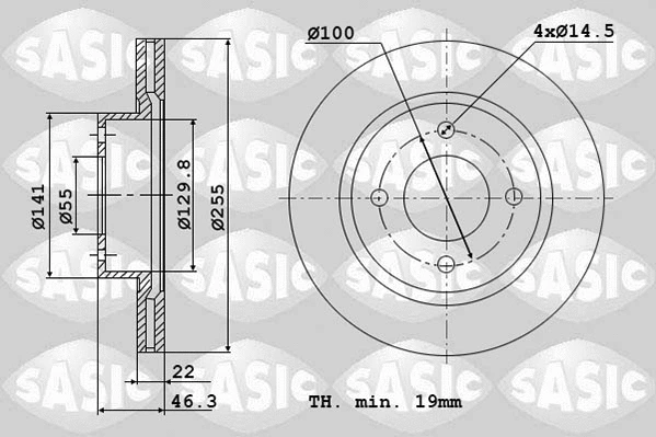 Brake Disc (6106125)