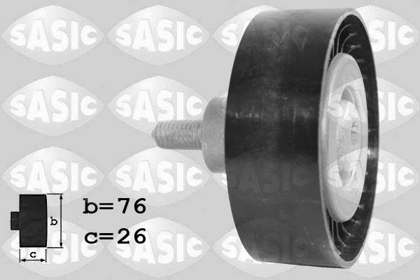 Deflection/Guide Pulley, V-ribbed belt (1626209)