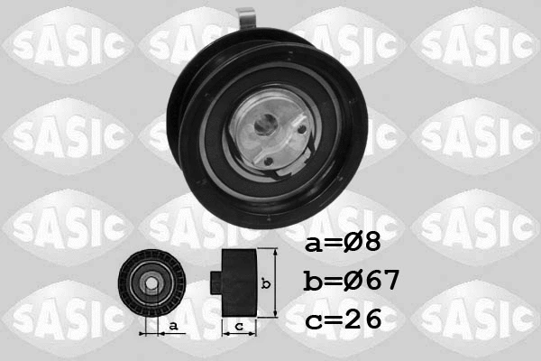 Tensioner Pulley, timing belt (1706028)