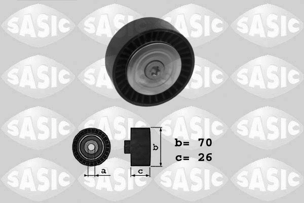 Deflection/Guide Pulley, V-ribbed belt (1626013)