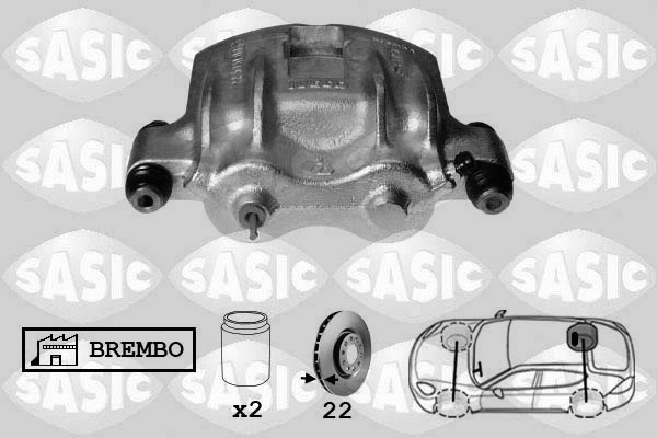 Brake Caliper (6506040)