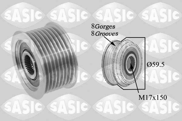 Alternator Freewheel Clutch (1676033)