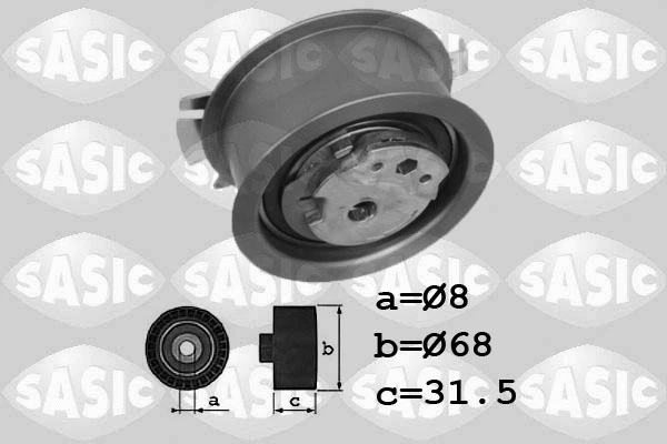 Tensioner Pulley, timing belt (1706090)