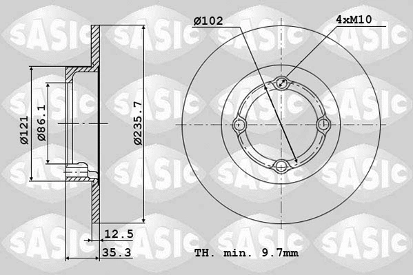 Brake Disc (6106111)