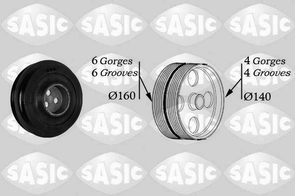 Belt Pulley, crankshaft (2150029)
