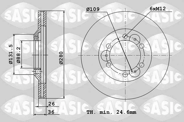 Brake Disc (6106092)