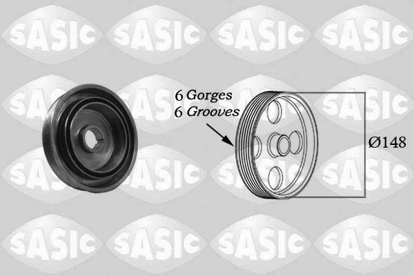 Belt Pulley, crankshaft (2150021)