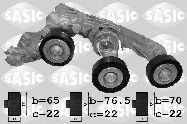 Belt Tensioner, V-ribbed belt (1626187)