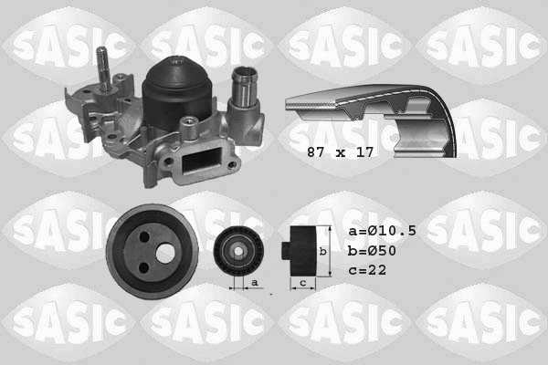 Water Pump & Timing Belt Kit (3904009)