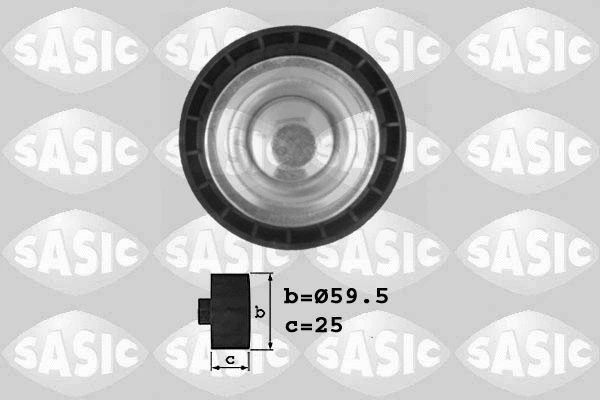 Deflection/Guide Pulley, V-ribbed belt (1620031)