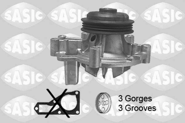 Water Pump, engine cooling (2011A51)