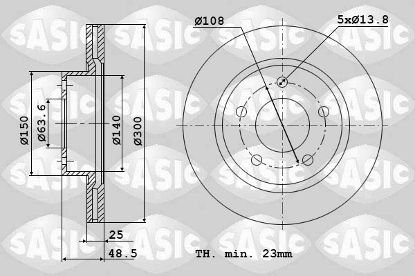 Brake Disc (6106008)