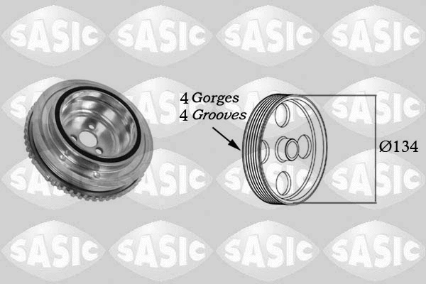 Belt Pulley, crankshaft (2156044)
