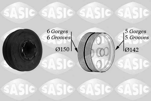 Belt Pulley, crankshaft (9001810)
