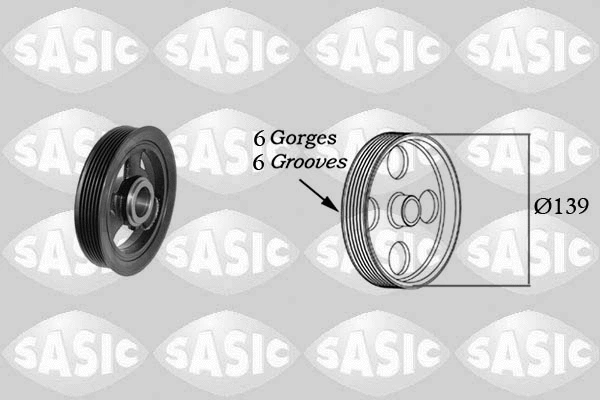 Belt Pulley, crankshaft (2156064)