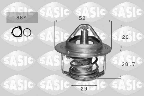 Thermostat, coolant (3306134)