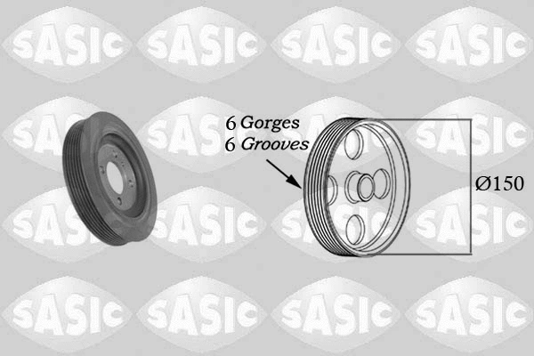 Belt Pulley, crankshaft (2156081)
